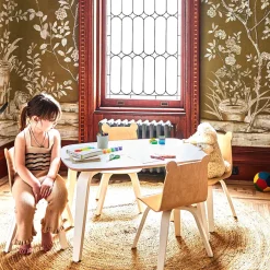 Oeuf Chairs Bear Naturel/ Whte (2)
