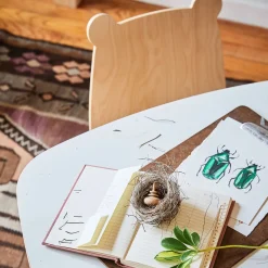 Oeuf Chairs Bear Naturel/ Whte (2)