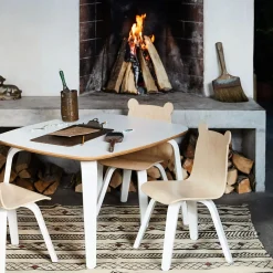 Oeuf Chairs Bear Naturel/ Whte (2)