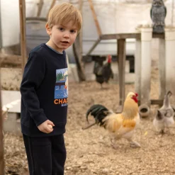 Kids/BOY Birdz Chalet Dog Sweatshirt 2-10