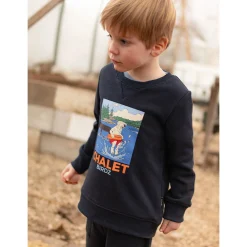 Kids/BOY Birdz Chalet Dog Sweatshirt 2-10