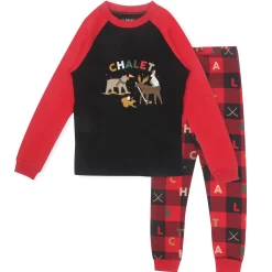 Kids/BOY Roche Ciseaux Pajamas & Bathrobes>Chalet Pajamas 2-14y