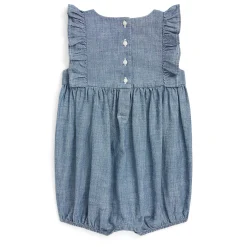 Polo Ralph Lauren Rompers & Jumpsuits>Chambray Bubble One Piece 6-24m