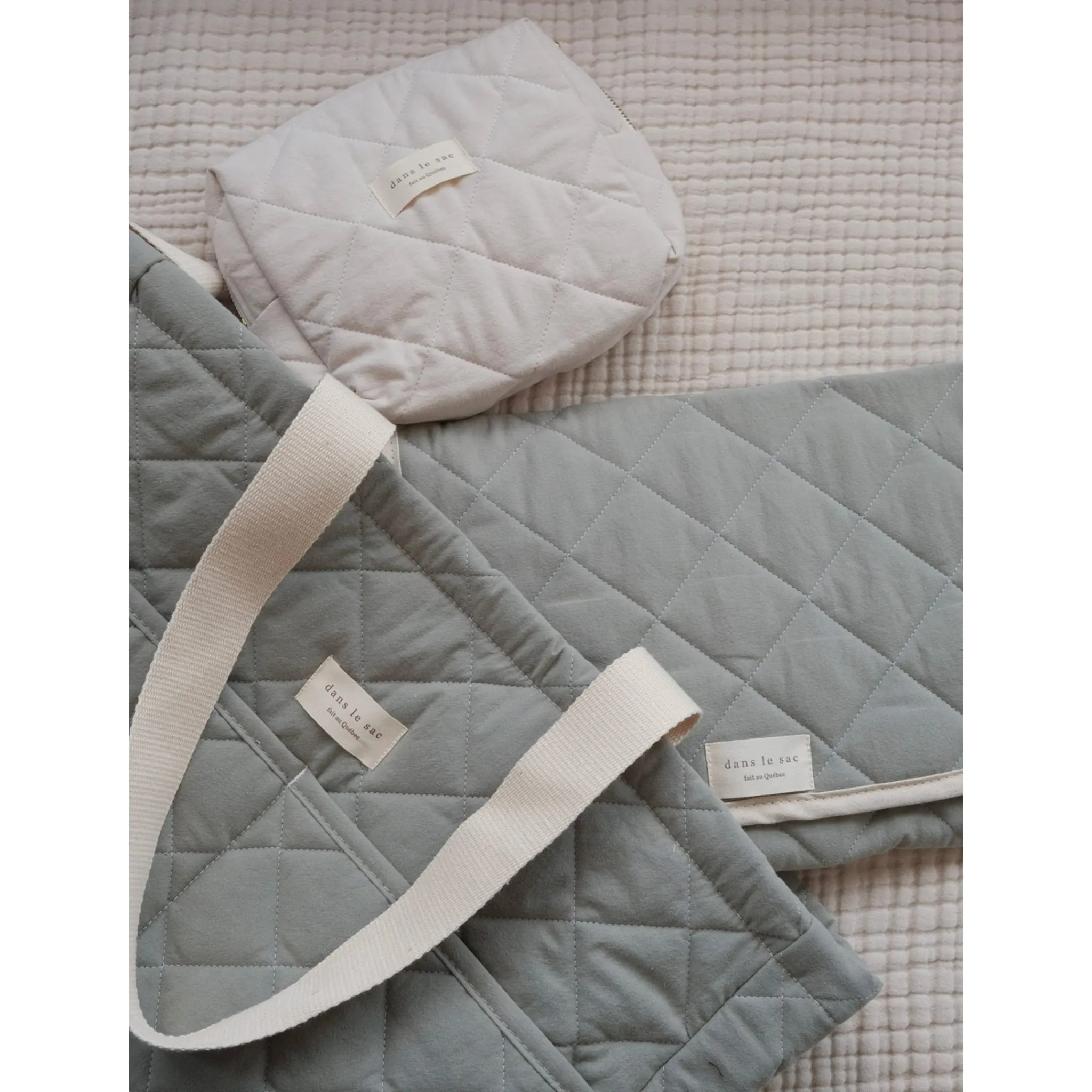 Dans Le Sac Diaper Bags|Diaper Bags>Changing Mat - Mint