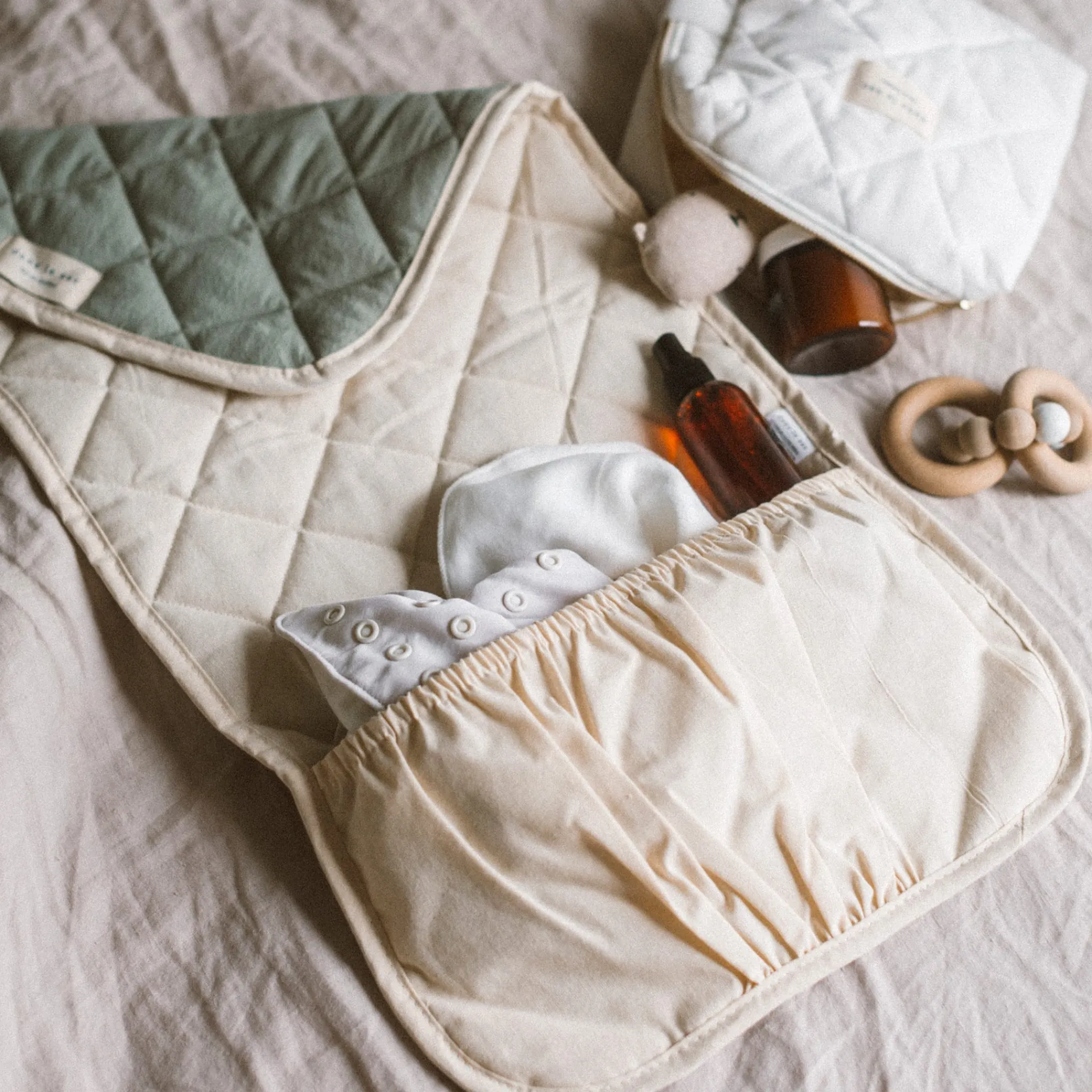 Dans Le Sac Diaper Bags|Diaper Bags>Changing Mat - Mint
