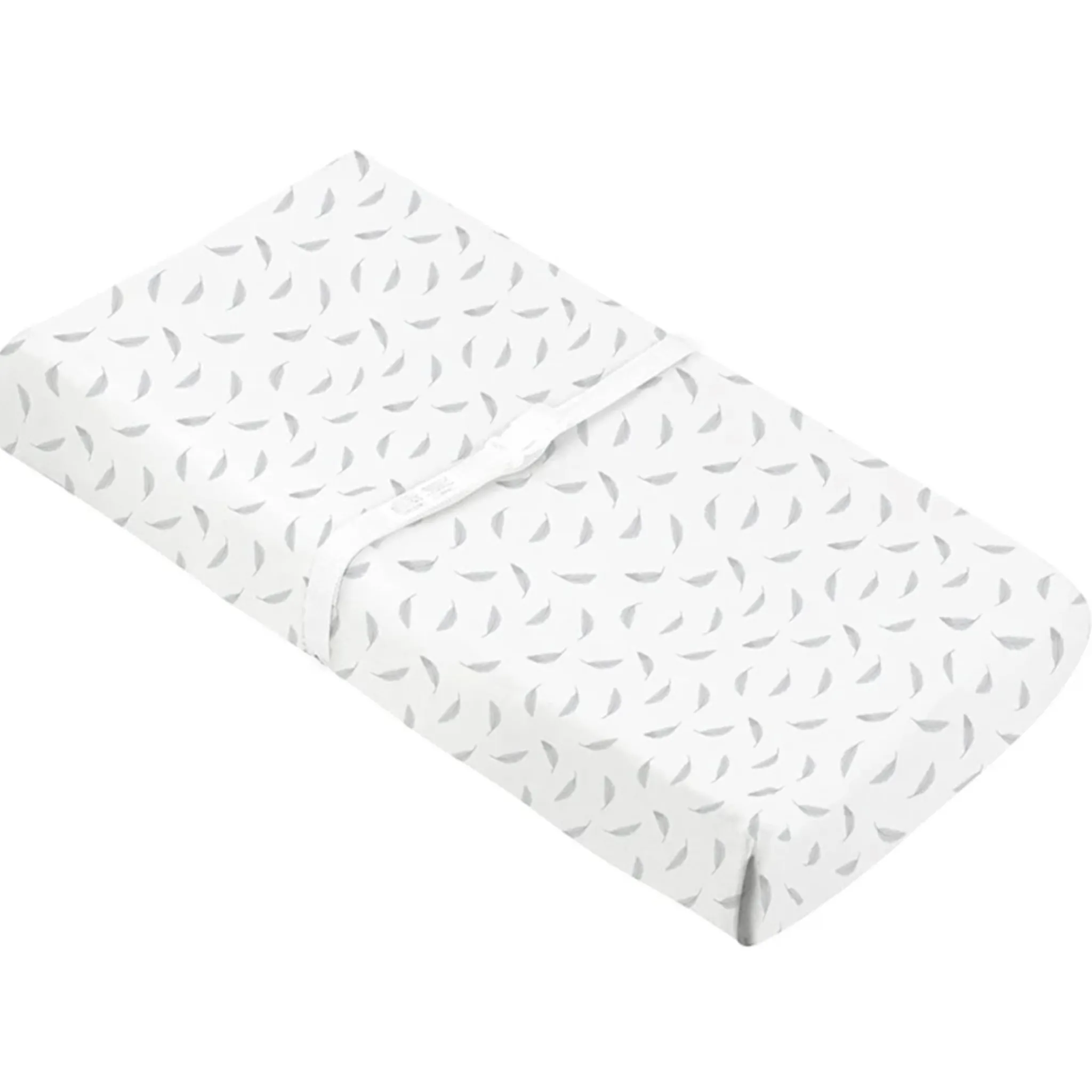 Kushies Changing Pad Cover - Feather Gray