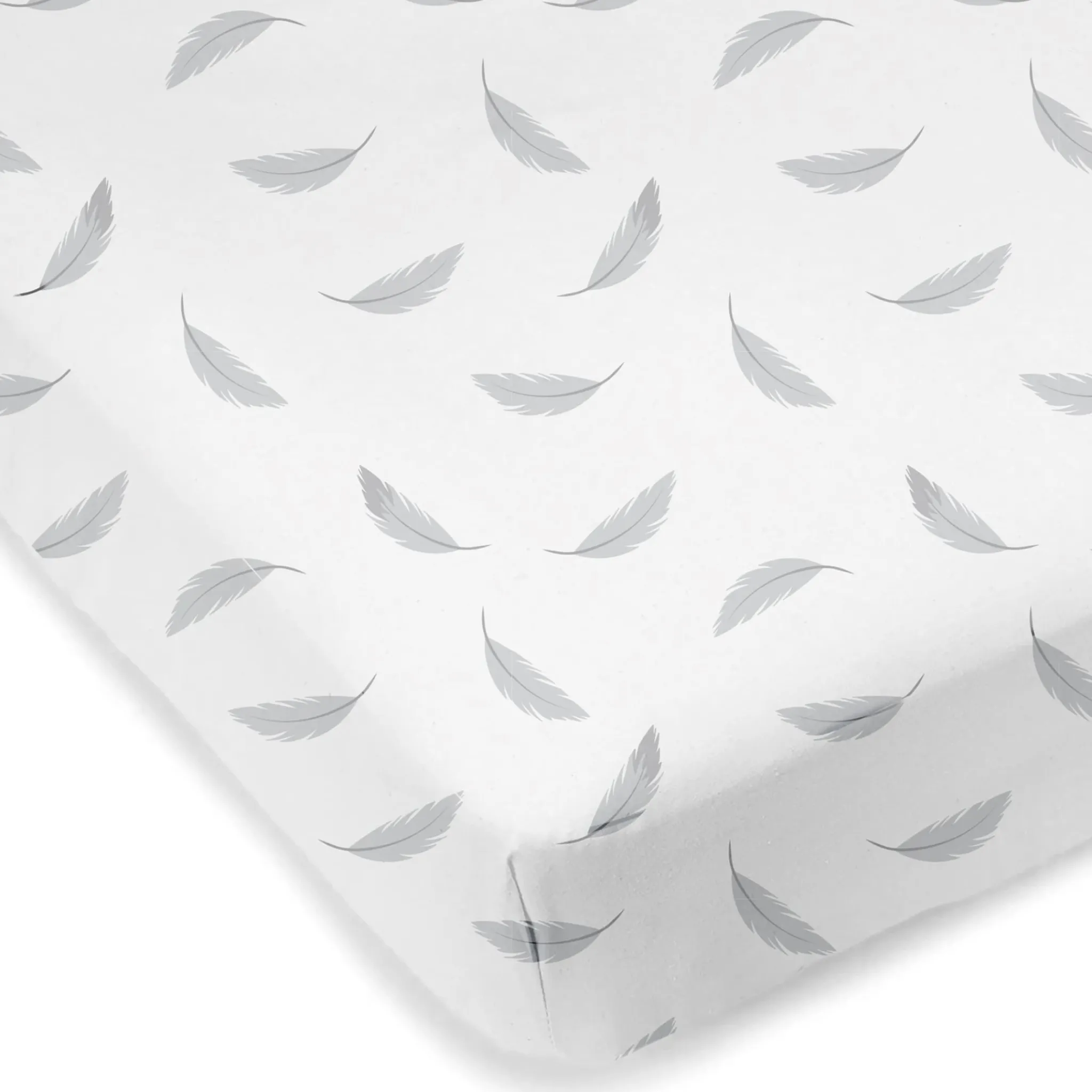 Kushies Changing Pad Cover - Feather Gray