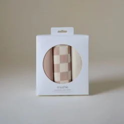 Mushie Changing Pad Liners (3) - Natural Check