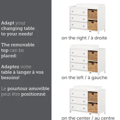 South Shore Changing table - Balka Pure White