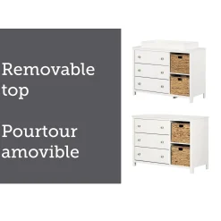 South Shore Changing table - Balka Pure White