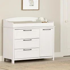 South Shore Changing Tables>Changing Table - Daisie Pure White