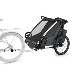 Kids Thule Chariot Cross2 Double - Dark Slate