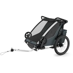 Kids Thule Chariot Cross2 Double - Dark Slate