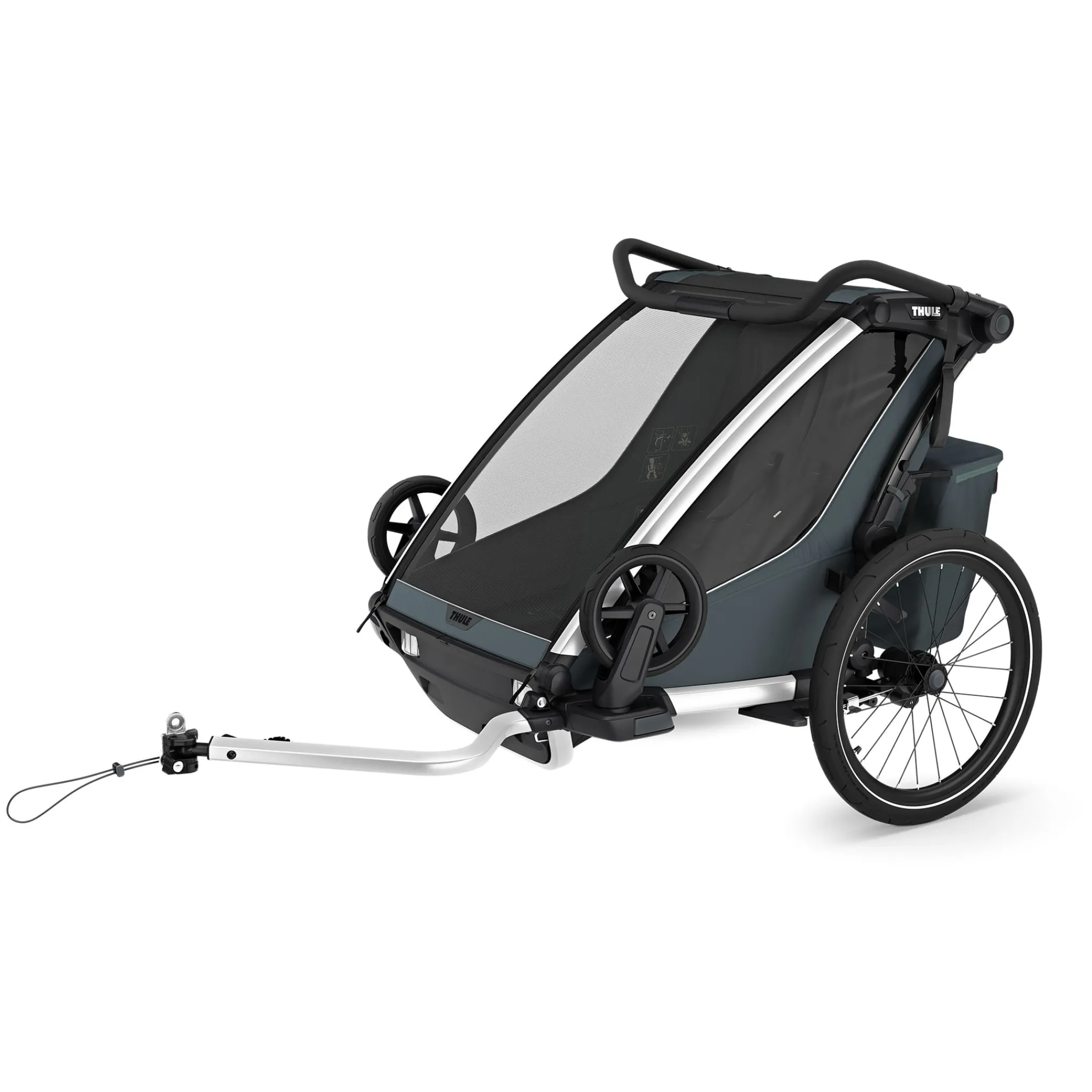 Kids Thule Chariot Cross2 Double - Dark Slate