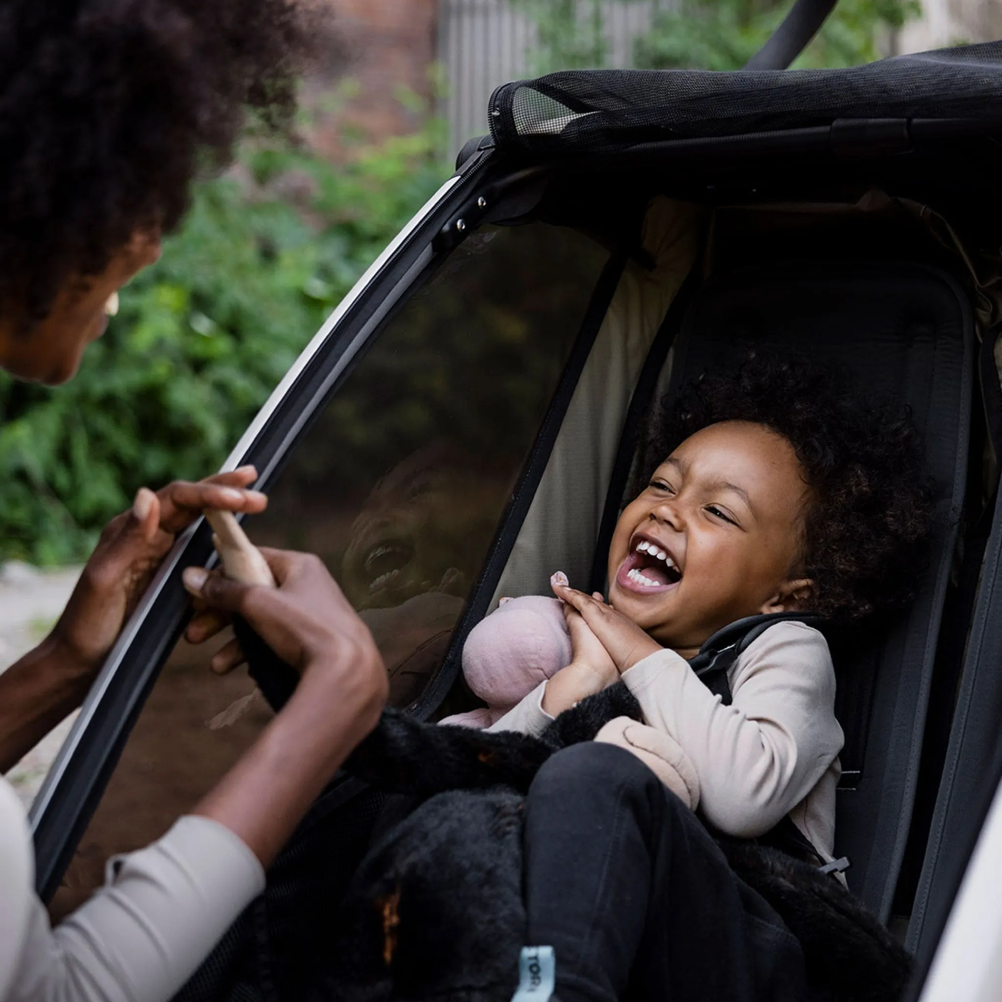Kids Thule Summer Activities|Strollers>Chariot Cross2 Single - Dark Slate
