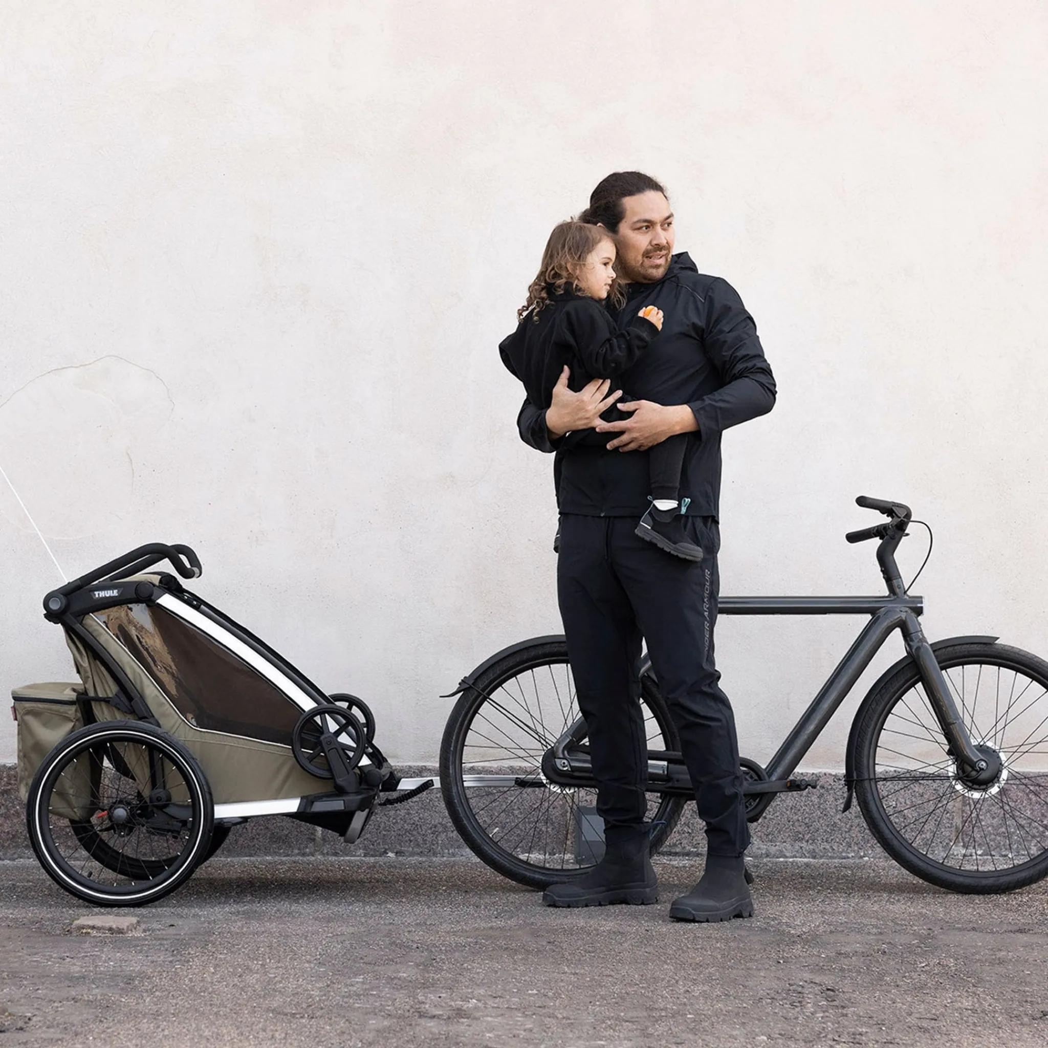 Kids Thule Summer Activities|Strollers>Chariot Cross2 Single - Dark Slate
