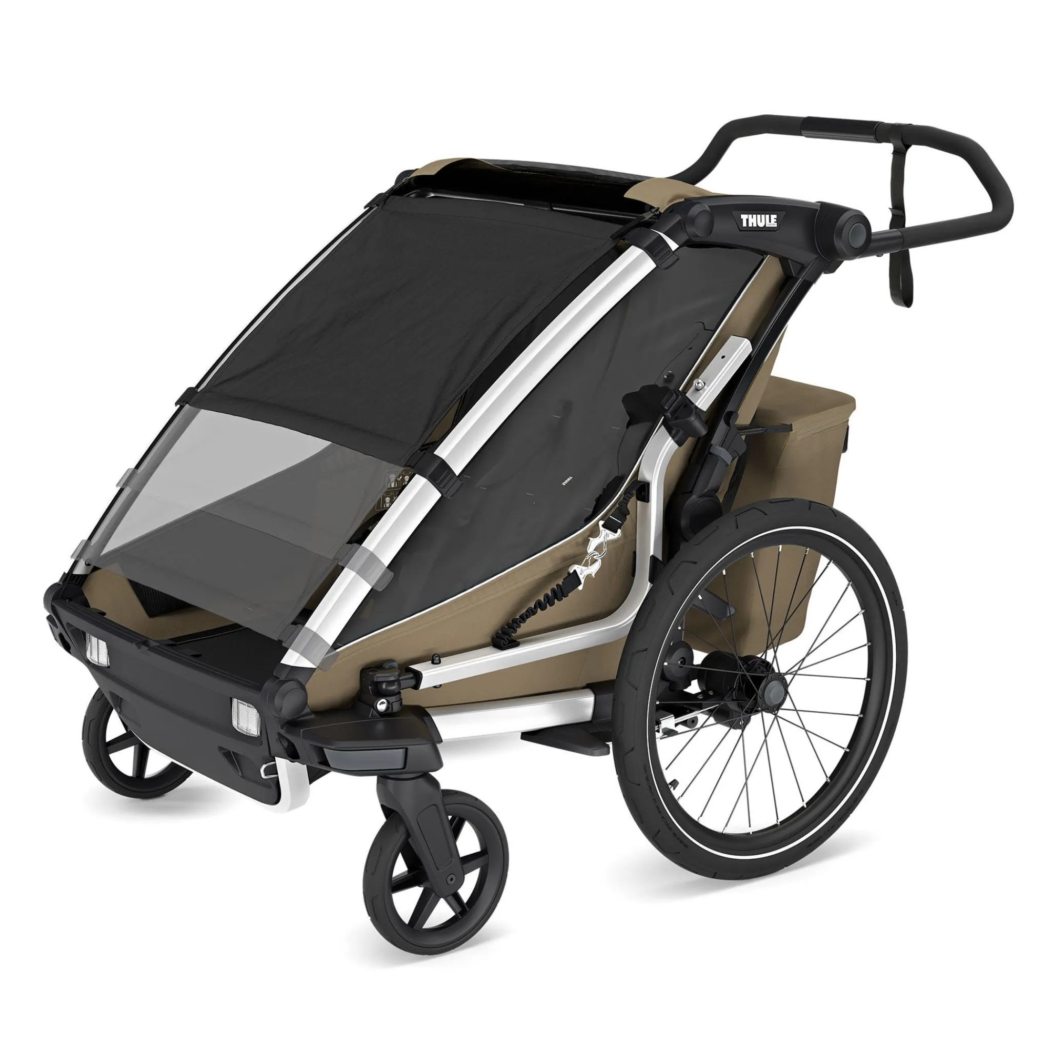 Kids Thule Summer Activities|Strollers>Chariot Cross2 Single - Faded khaki