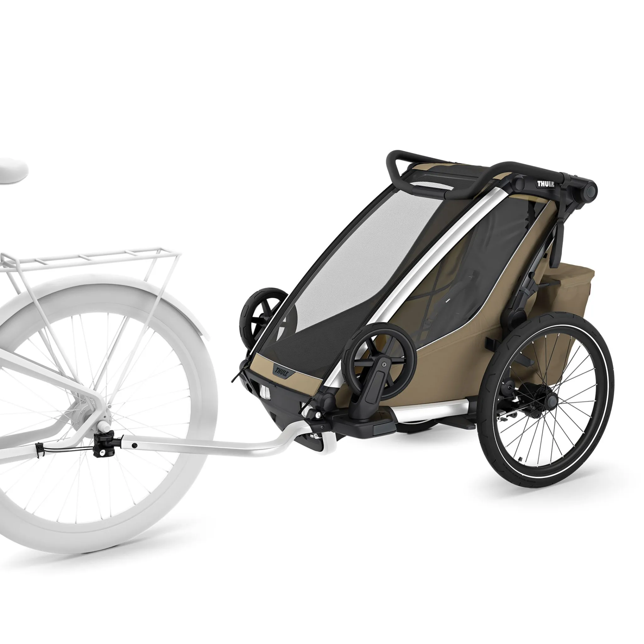 Kids Thule Summer Activities|Strollers>Chariot Cross2 Single - Faded khaki