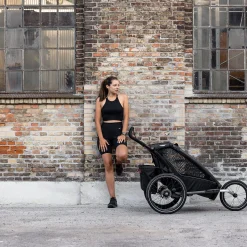 Kids Thule Chariot Sport2 Double - Black