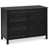 DaVinci Charlie 6-Drawer Double Dresser - Ebony