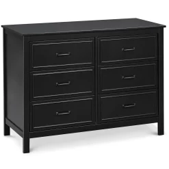 DaVinci Charlie 6-Drawer Double Dresser - Ebony