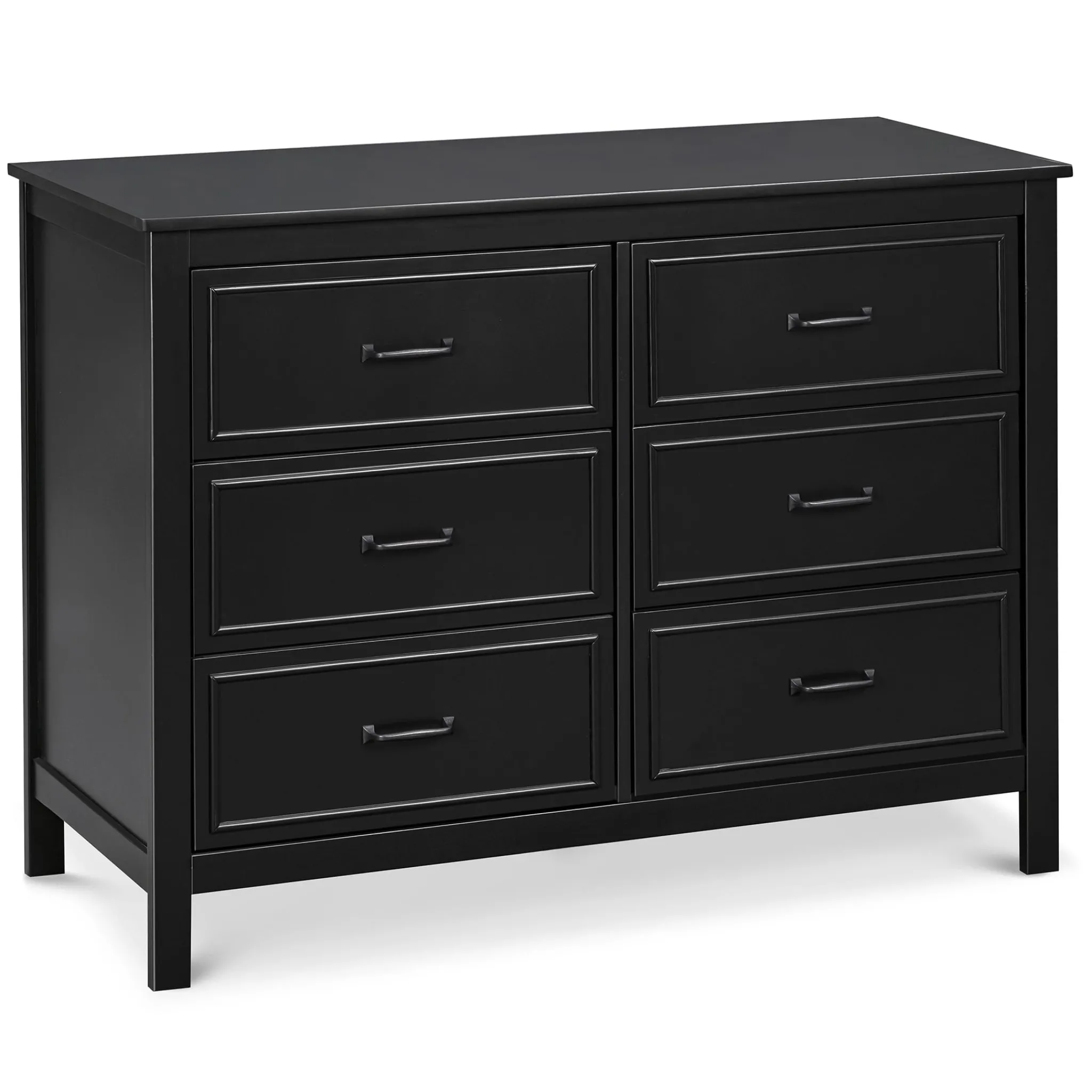 DaVinci Charlie 6-Drawer Double Dresser - Ebony