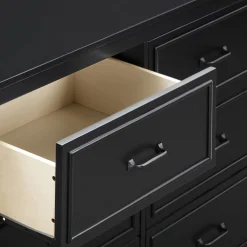DaVinci Charlie 6-Drawer Double Dresser - Ebony