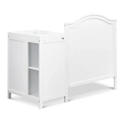 DaVinci Charlie 4-in-1 Convertible Mini Crib & Changer - White