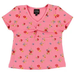 Kids Look Charm Printed Rib T-Shirt 7-14y