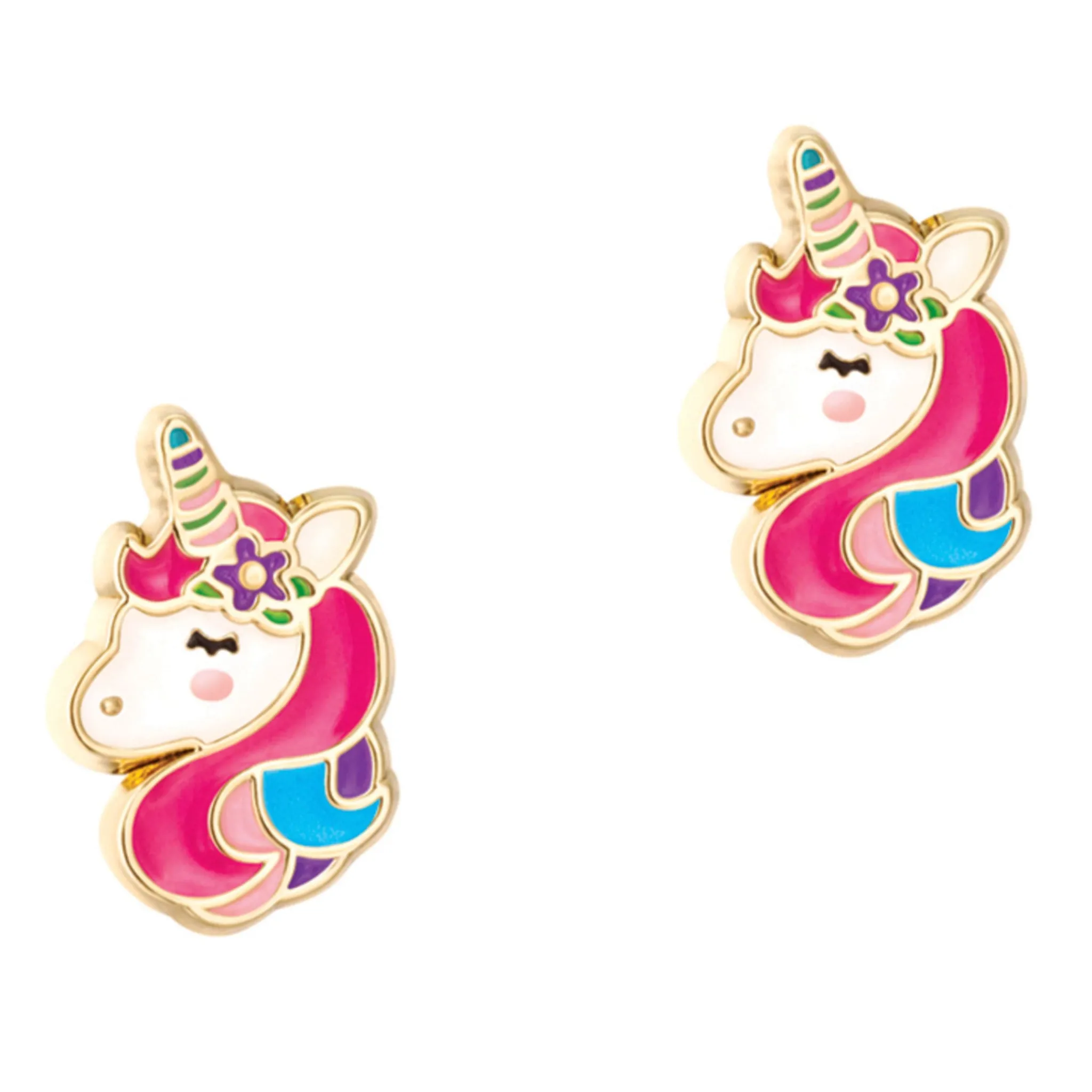 Girl Nation Charming Whimsy Necklace and Earring Gift Set - Unicorn Dreams
