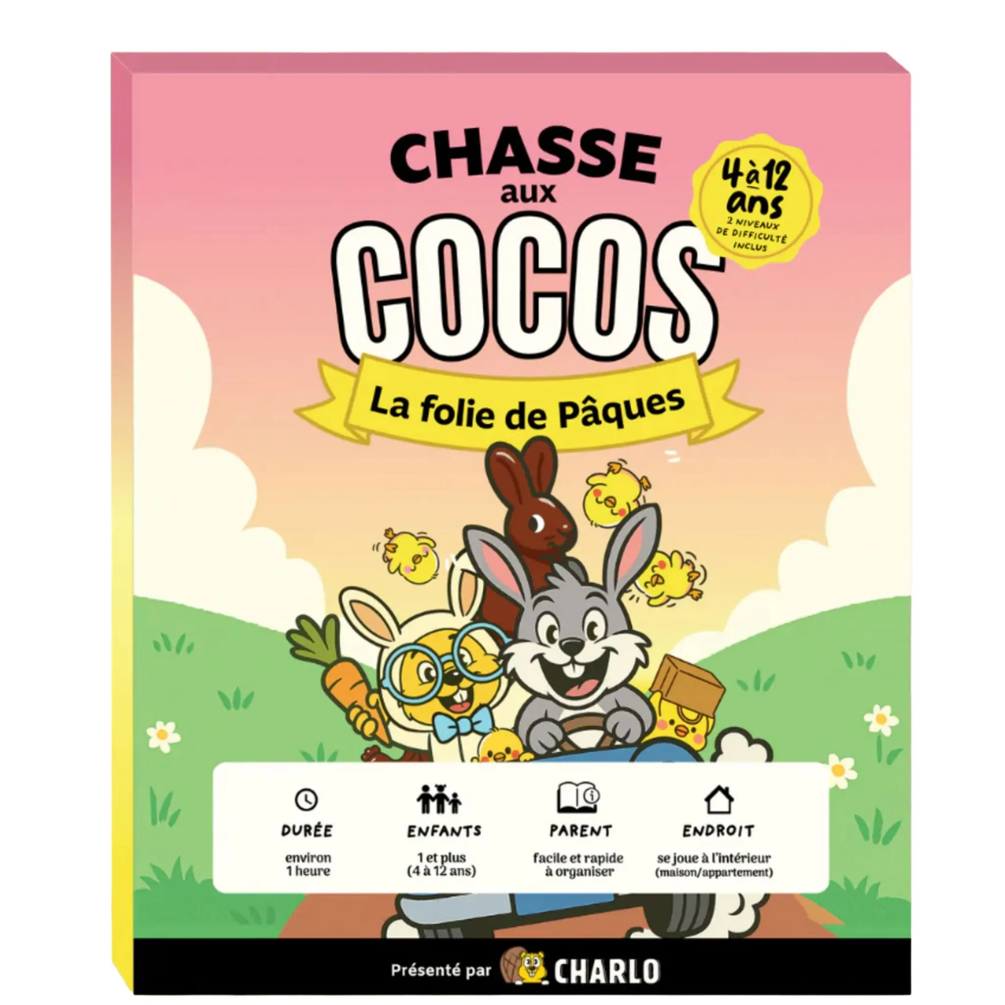 Charlo Jeux et Aventures Chasse Aux Cocos - La Folie de Pâques