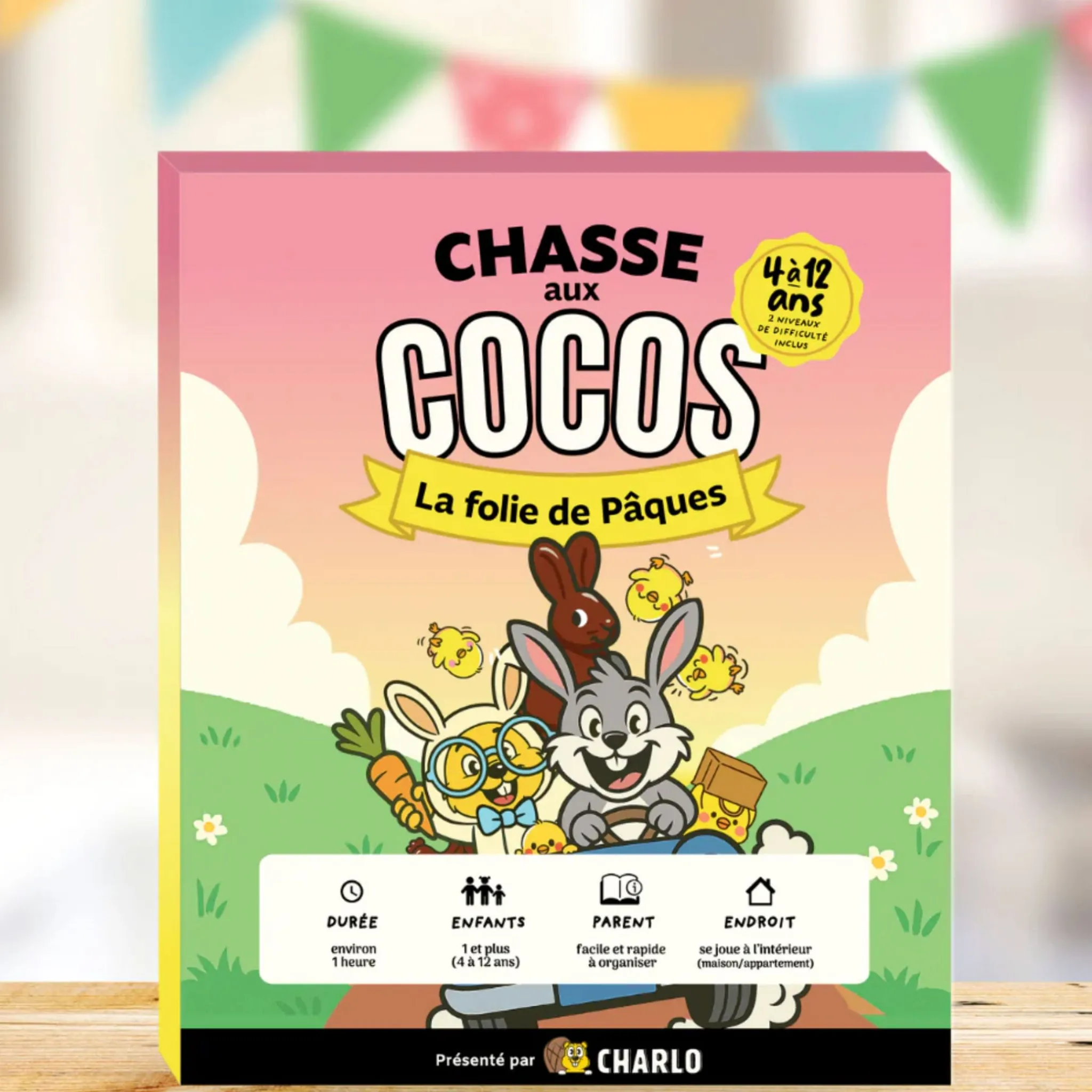 Charlo Jeux et Aventures Chasse Aux Cocos - La Folie de Pâques