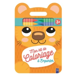 Kids Prologue Diy & Activities>Chat - Mon kit de coloriage à emporter 3ans+
