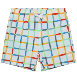 Kids/BOY Color Kids Swimsuits>Checker Swim Shorts 2-8