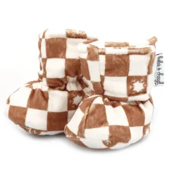 Bebe O Chaud Checker Velux Slippers 0-6m