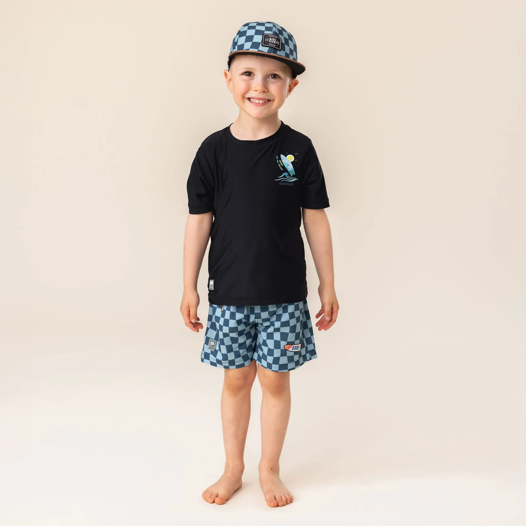 Kids/BOY Nano Hats And Caps>Checkered Cap 2-8