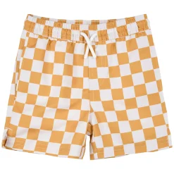 Kids/BOY Petit Lem Swimsuits>Checkered Swimshorts 2-7y