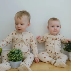 BOY Origami Checkers Bear Pajamas 0-30m