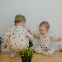 BOY Origami Checkers Bear Pajamas 0-30m