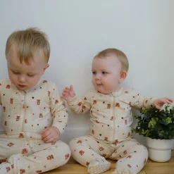 BOY Origami Checkers Bear Pajamas 0-30m