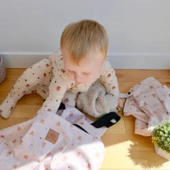 BOY Origami Checkers Bear Pajamas 0-30m