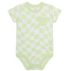 BOY PL Baby Checks 3 Pieces Short Set 0-9m