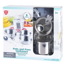 Kids Kid Jouets Chef's Collection Mini Pots and Pans Cookware 8 Pieces