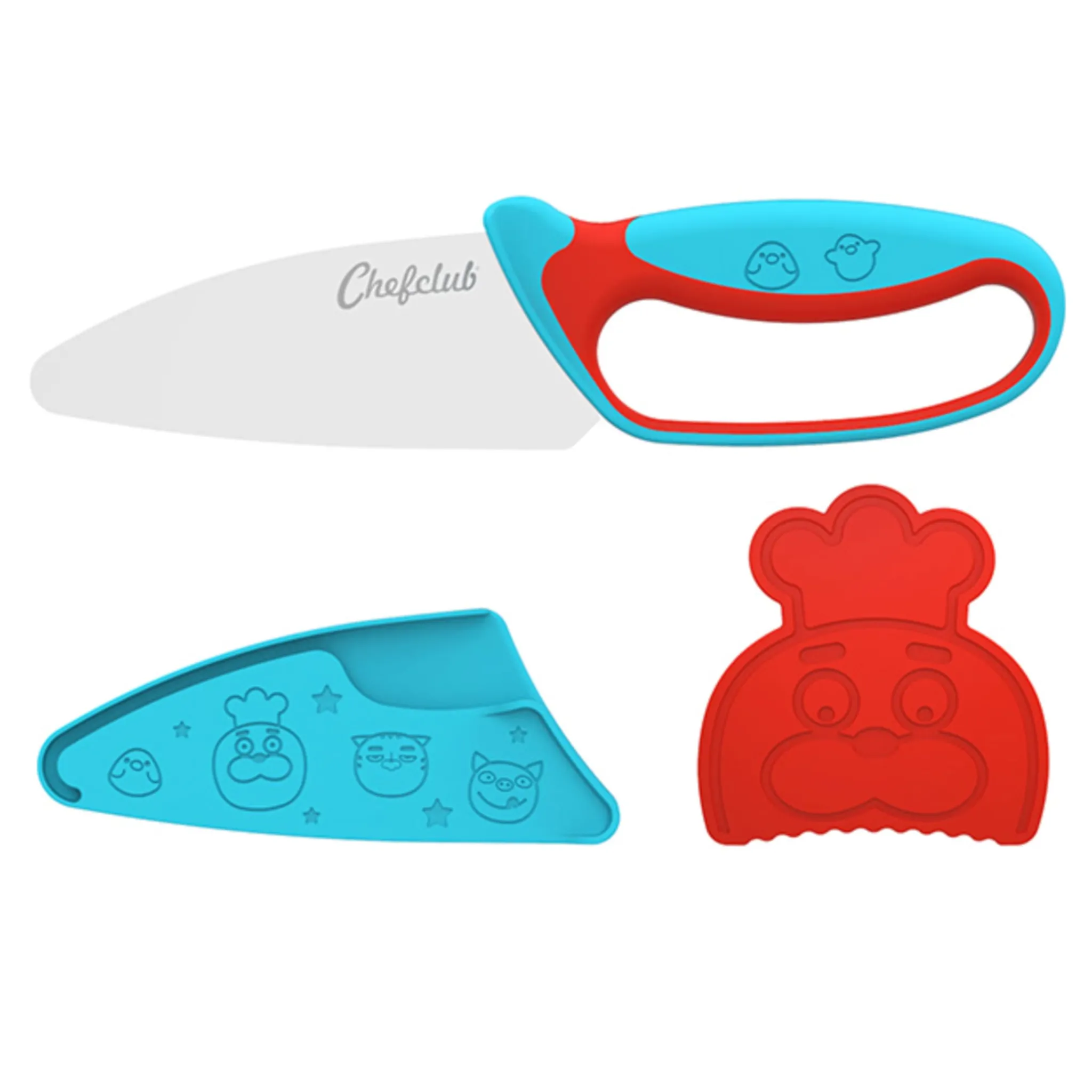 Kids Chefclub Breastfeeding|Tableware>Chef's Knife - Blue/Red