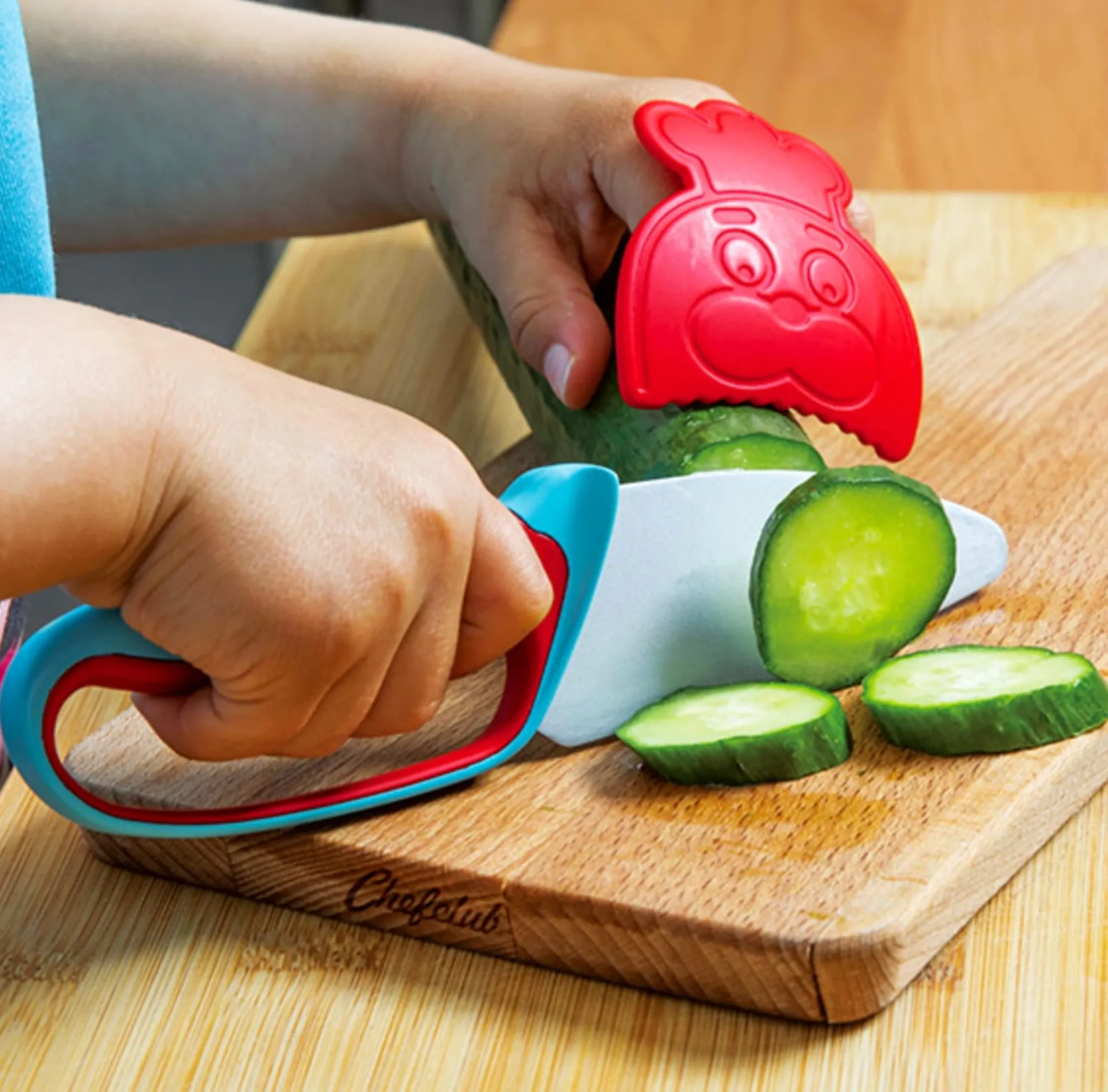 Kids Chefclub Breastfeeding|Tableware>Chef's Knife - Blue/Red