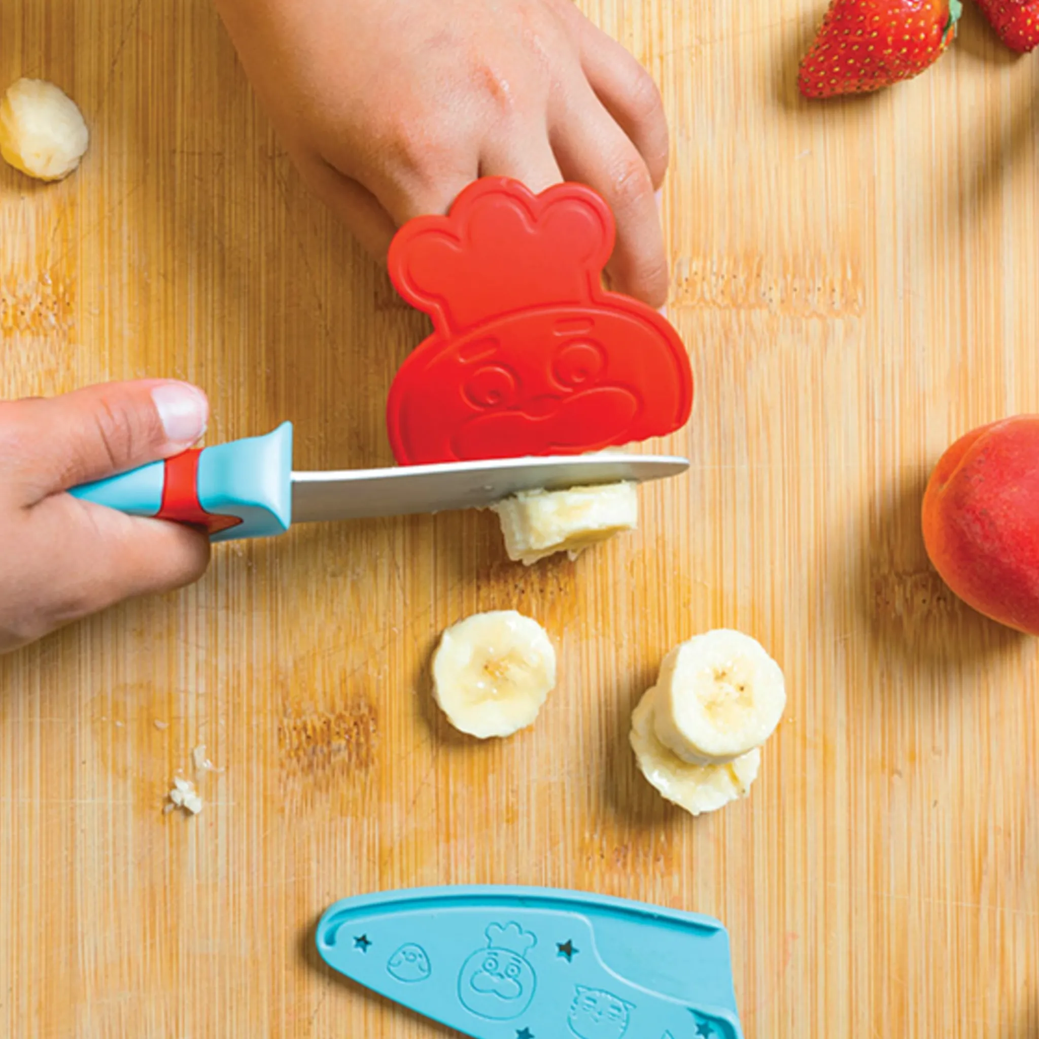 Kids Chefclub Breastfeeding|Tableware>Chef's Knife - Blue/Red