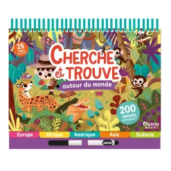 Auzou 4 Years And Over|2 Years And Over>Cherche Et Trouve Autour Du Monde