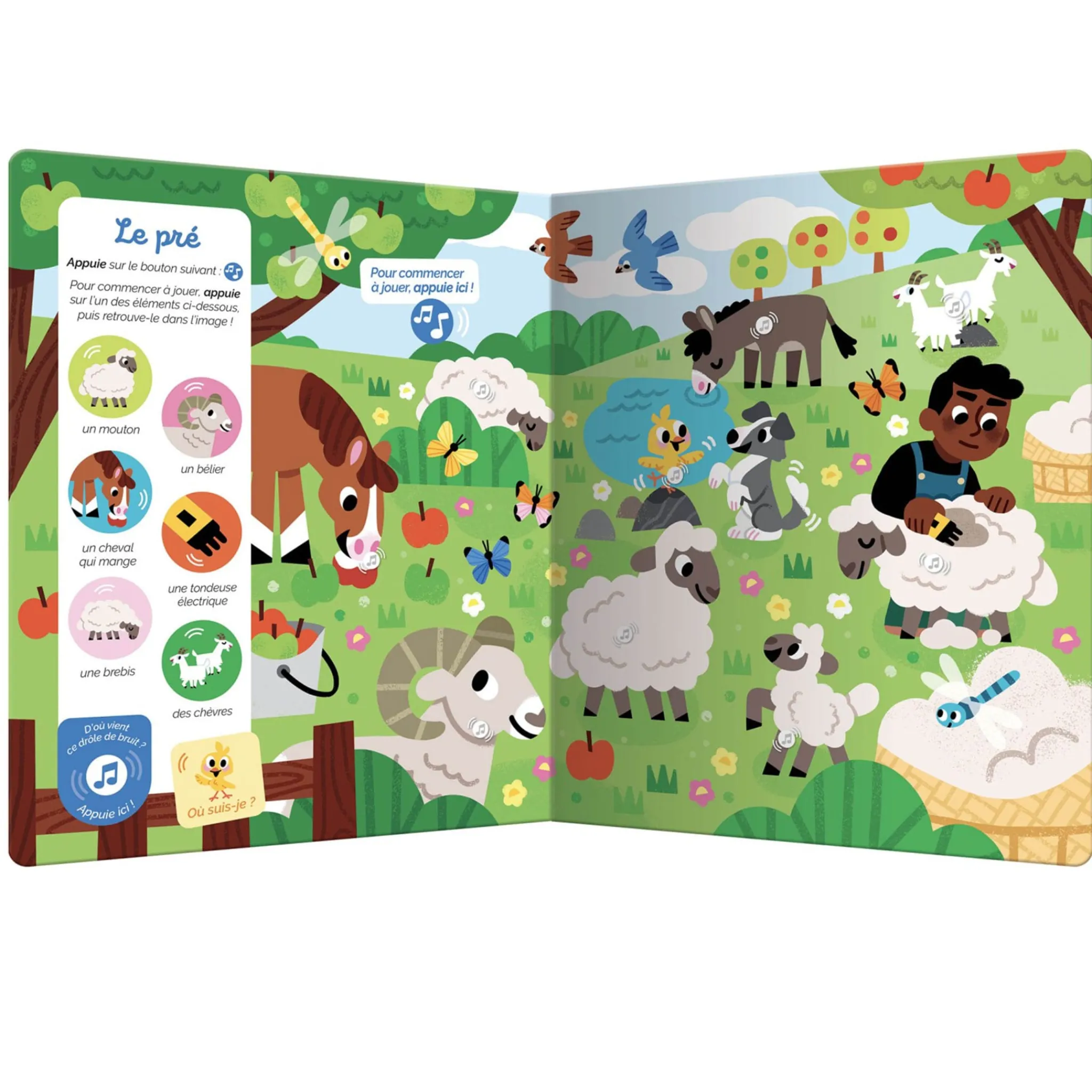 Auzou Baby 0-2 Years|2 Years And Over>Cherche et Trouve des tout-petits sonore - La Ferme