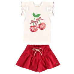 Kids Up Baby Outfit Sets>Cherries 2 Piece Set 2-8y