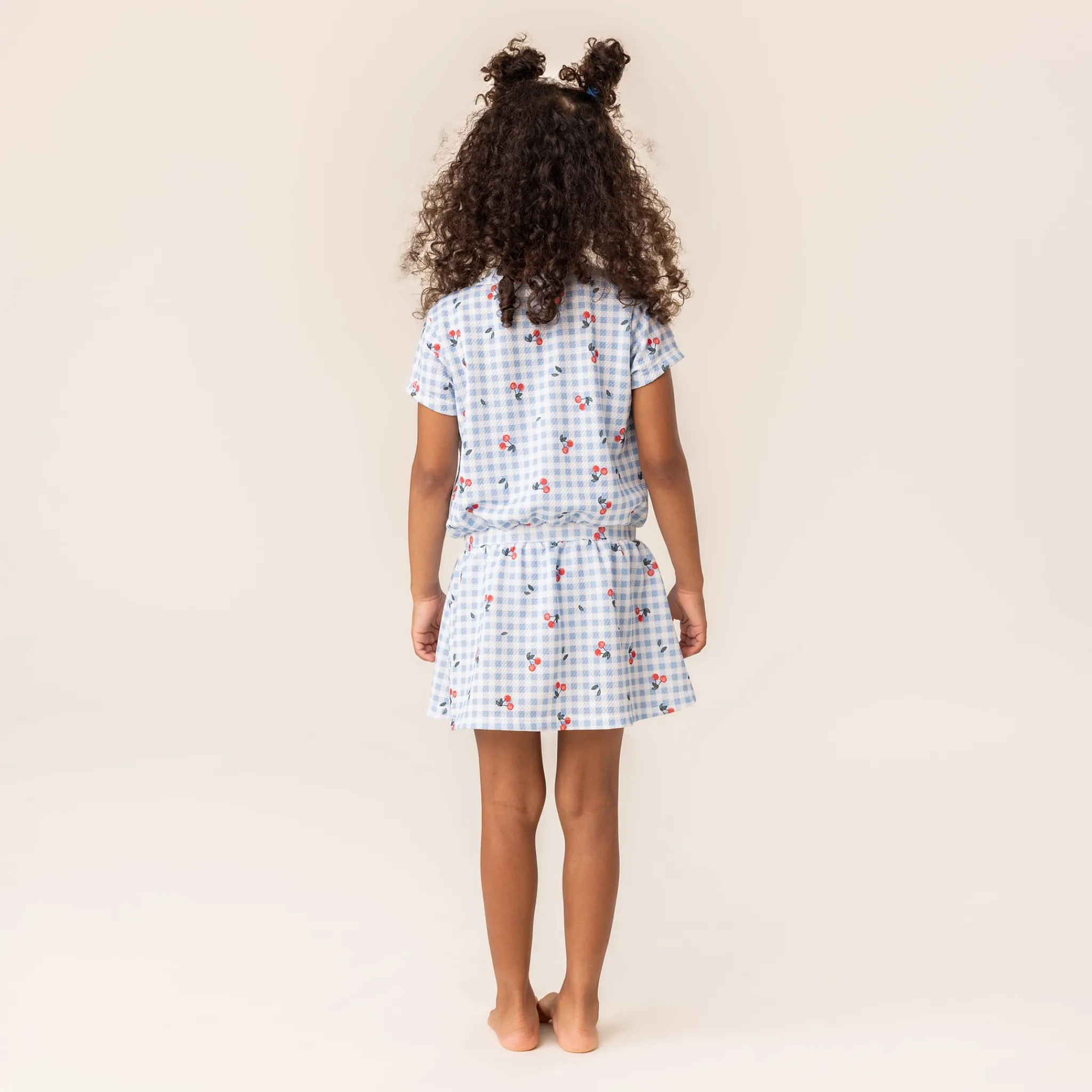 Kids Nano Cherries Beach Dress 2-14